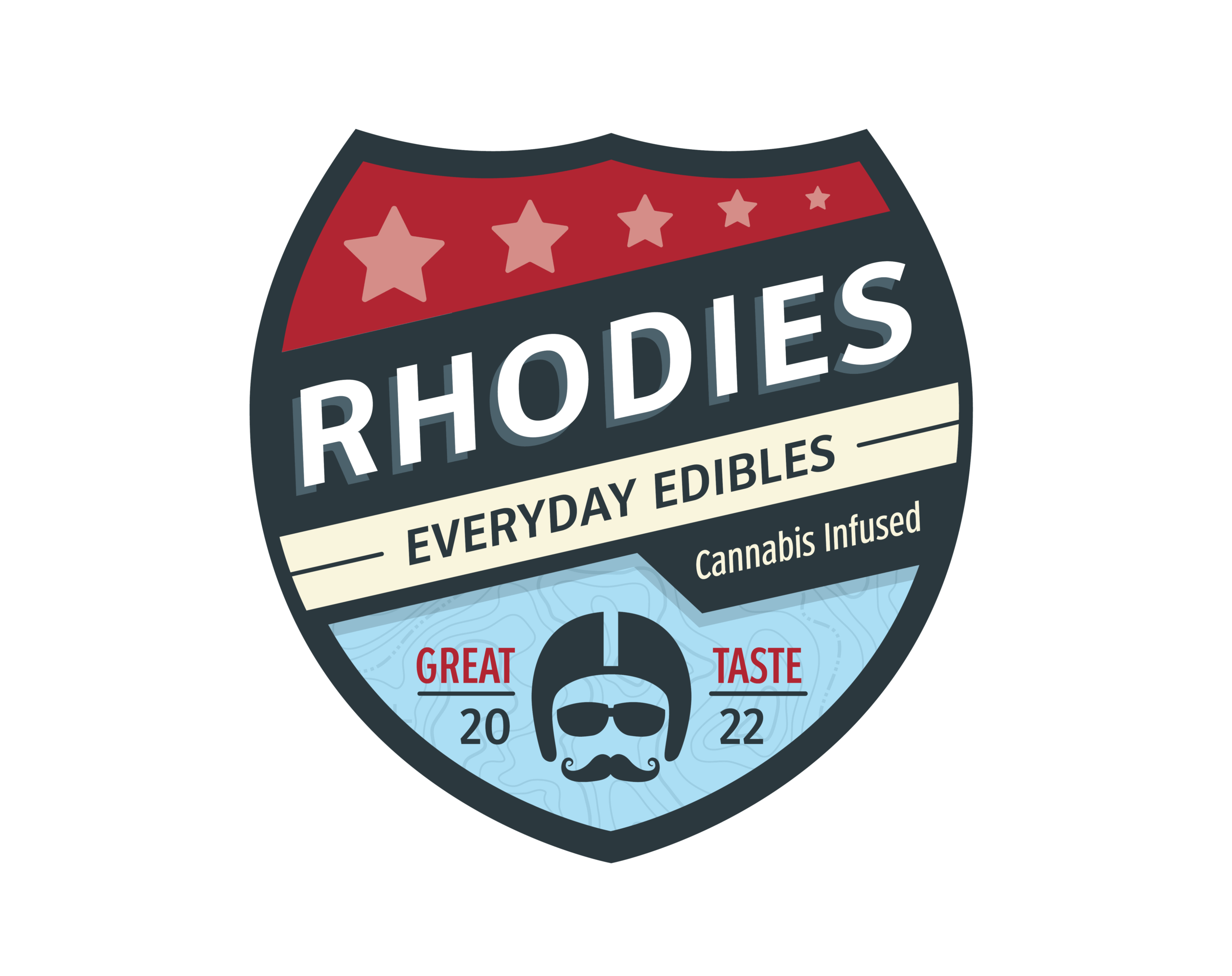 Rhodies Everyday Edibles logo